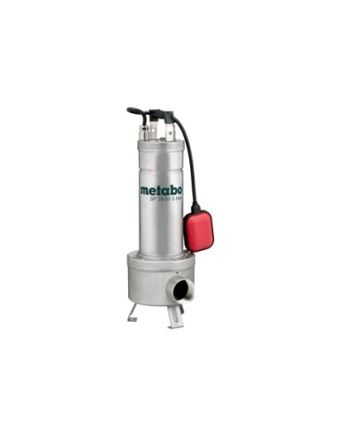 Bomba de agua de acero inox para obras y aguas sucias METABO 604114000 SP 28-50 S