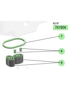 KIT ENGRANAJES EGM700-18