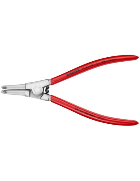Alicate para arandelas para arandelas exteriores de ejes recubiertos de plástico cromado 200 mm KNIPEX 46 23 A31