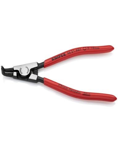 Alicate para arandelas para arandelas exteriores de ejes recubiertos de plástico negro atramentado 125 mm (cartulina autoservic