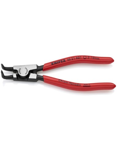 Alicate para arandelas para arandelas exteriores de ejes recubiertos de plástico negro atramentado 125 mm (cartulina autoservic