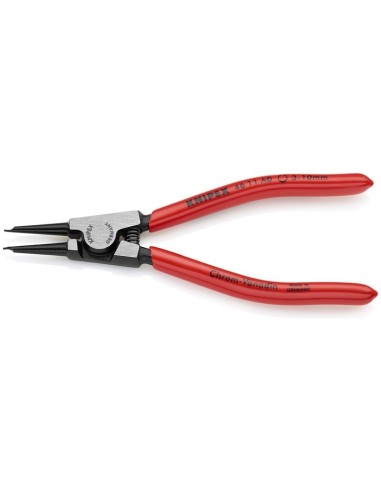 Alicate para arandelas para arandelas exteriores de ejes recubiertos de plástico negro atramentado 140 mm (cartulina autoservic