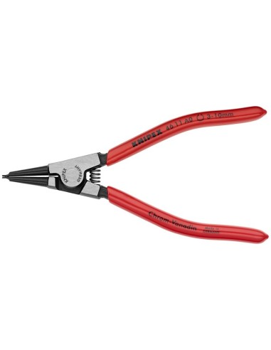 Alicate para arandelas para arandelas exteriores de ejes recubiertos de plástico negro atramentado 140 mm (cartulina autoservic