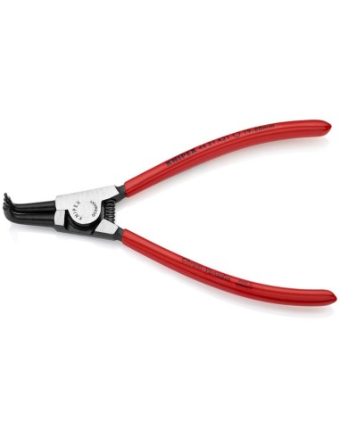 Alicate para arandelas para arandelas exteriores de ejes recubiertos de plástico negro atramentado 170 mm KNIPEX 46 21 A21