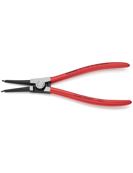 Alicate para arandelas para arandelas exteriores de ejes recubiertos de plástico negro atramentado 210 mm (cartulina autoservic