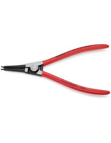 Alicate para arandelas para arandelas exteriores de ejes recubiertos de plástico negro atramentado 210 mm KNIPEX 46 11 A3