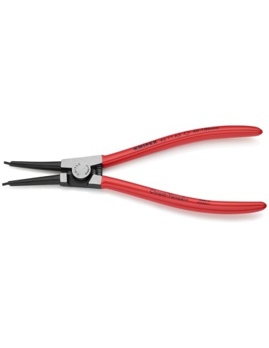 Alicate para arandelas para arandelas exteriores de ejes recubiertos de plástico negro atramentado 210 mm KNIPEX 46 11 A3