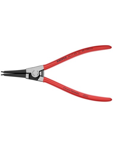 Alicate para arandelas para arandelas exteriores de ejes recubiertos de plástico negro atramentado 210 mm KNIPEX 46 11 A3