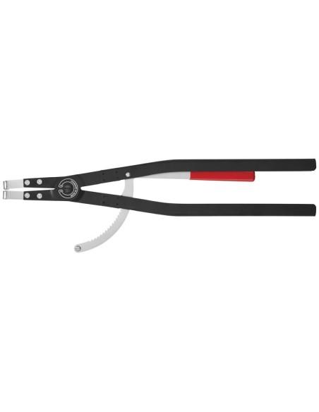 Alicate para arandelas para arandelas interiores en taladros recubierto de pintura pulverizada, negro 590 mm KNIPEX 44 20 J51