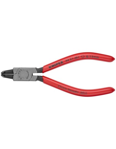 Alicate para arandelas para arandelas interiores en taladros recubiertos de plástico negro atramentado 130 mm (cartulina autose