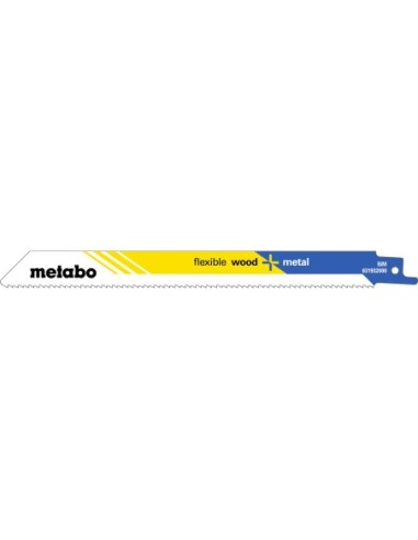 5 hojas para sierras de sable flexible wood + metal 200 x 0,9 mm (631932000)