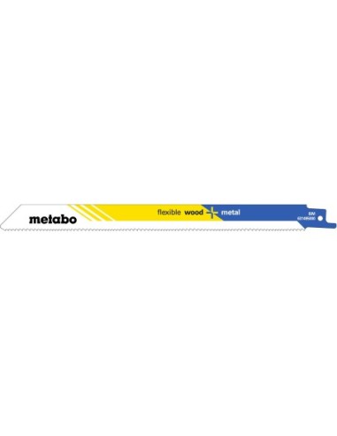5 hojas para sierras de sable flexible wood + metal 225 x 0,9 mm (631495000)