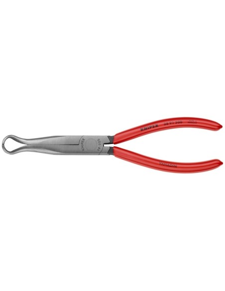 Alicate para mecánicos recubiertos de plástico negro atramentado 200 mm KNIPEX 38 91 200