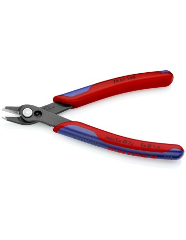 Electronic Super Knips XL con fundas multicomponentes bruñido 140 mm KNIPEX 78 61 140
