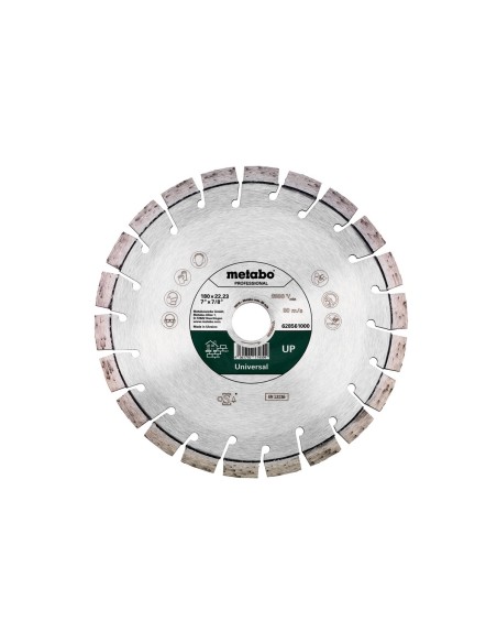 Disco de cortar de diamante 180x22,23mm, UP, Universal professional (628561000)
