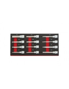MÓDULO LLAVE DE VASO HEX. 1/2 CON PUNTA XZN 12pcs