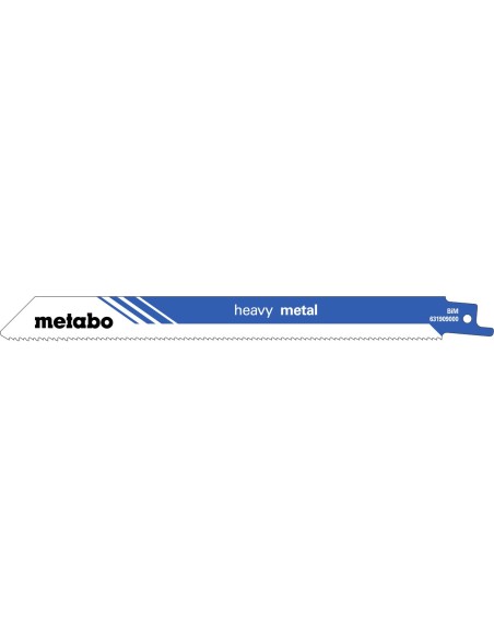 5 hojas para sierras de sable heavy metal 200 x 1,25 mm (631909000)