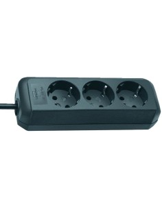 Base de tomas múltiples Eco-Line negra 2