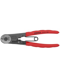 Cortacables para cables Bowden recubiertos de plástico negro atramentado 150 mm KNIPEX 95 61 150