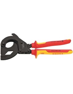 Cortacables (tipo carraca) para cables con cobertura de acero (cable SWA) aislados con fundas multicomponentes, según norma VDE
