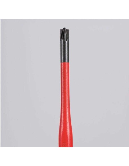 Destornillador (Slim) PlusMinus Pozidriv mango aislante en dos componentes, según norma VDE bruñido 187 mm KNIPEX 98 25 01 SLS