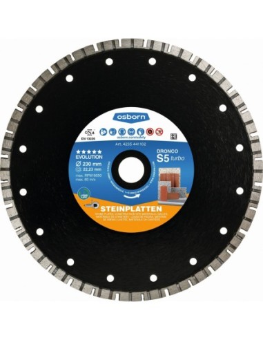 Disco de diamante Evolution S5 Turbo - Placas de piedra (Antes EVT)