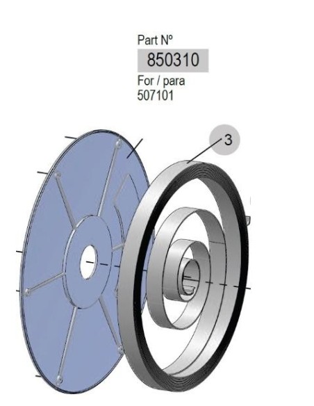 850310, RESORTE ENR.MONOBRAZO 10m