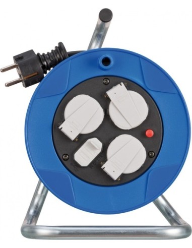 Enrollacables Garant compacto IP20 H05VV-F 3G1,5 para uso interiores con función de carga USB