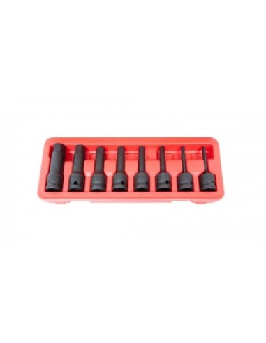 JUEGO LLAVES IMPACTO HEXAGONAL 5-19mm 08 piezas