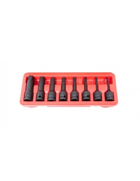 JUEGO LLAVES IMPACTO HEXAGONAL 5-19mm 08 piezas