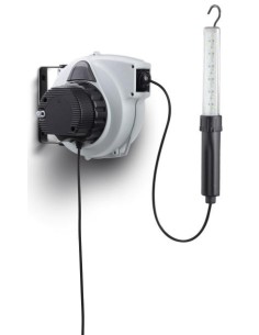 ENROLLADOR DE CABLE RM-POWER CON TRANSFORMADOR DE 230 V AC A 24 V DC Y LÁMPARA LED, 230 V, 50 HZ, 15 M