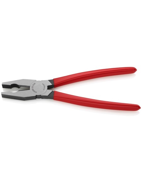 Alicate universal recubiertos de plástico negro atramentado 250 mm KNIPEX 03 01 250 EAN