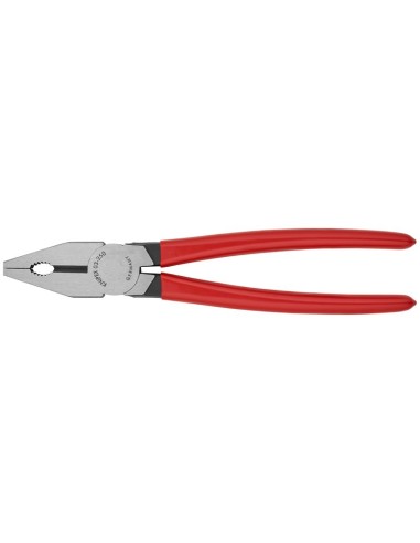 Alicate universal recubiertos de plástico negro atramentado 250 mm KNIPEX 03 01 250 EAN