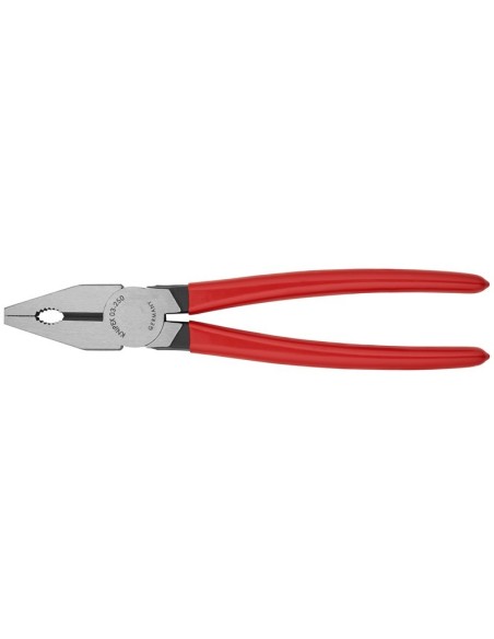 Alicate universal recubiertos de plástico negro atramentado 250 mm KNIPEX 03 01 250 EAN