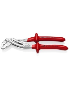 Alligator Tenaza de agarre aislados por inmersión en plástico reforzado, según norma VDE cromado 250 mm KNIPEX 88 07 250