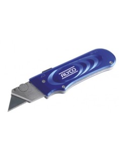 Alyco 195606 cutter retráctil de aluminio con cuchillas