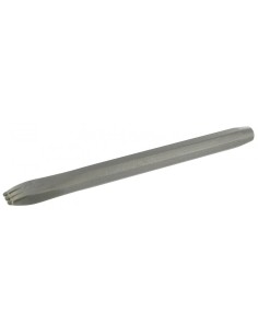 Gradina con dientes de metal duro planos