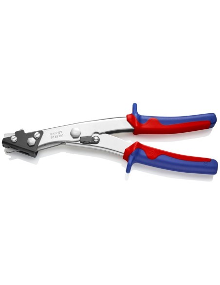 Cizalla para chapa con fundas multicomponentes Niquelado 280 mm KNIPEX 90 55 280