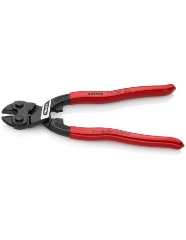 CoBolt Cortabulones compacto recubiertos de plástico negro atramentado 200 mm KNIPEX 71 31 200