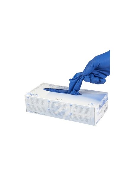 GUANTE DEXPURE 801-30 (LATEX) 07 Guante DexPure 801-30 latex pesado Sempolvar azul (caja 50gts) 7