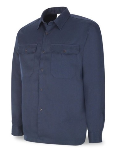 988-caia/n camisa ignifuga antiestatica azul