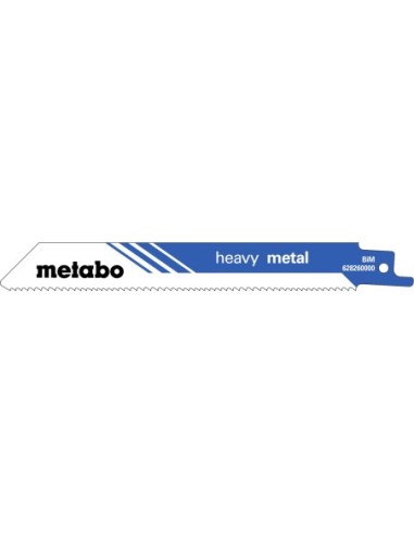 5 hojas para sierras de sable heavy metal 150 x 1,25 mm (628260000)