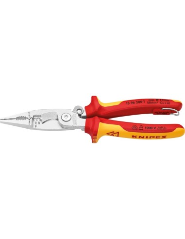 Alic. Inst. eléct. VDE TT 200mm c/ man mult Knipex