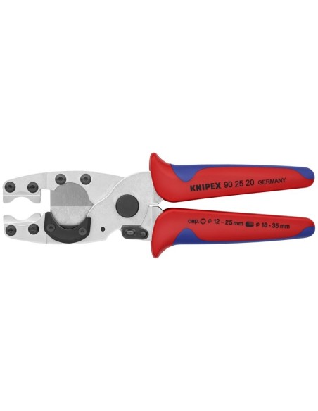 Cortatubos para tubos combinados y de protección con fundas multicomponentes galvanizado 210 mm KNIPEX 90 25 20