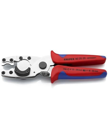 Cortatubos para tubos combinados y de protección con fundas multicomponentes galvanizado 210 mm KNIPEX 90 25 20