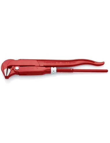 Llave para tubos 90° recubierto de pintura pulverizada, rojo 310 mm KNIPEX 83 10 010