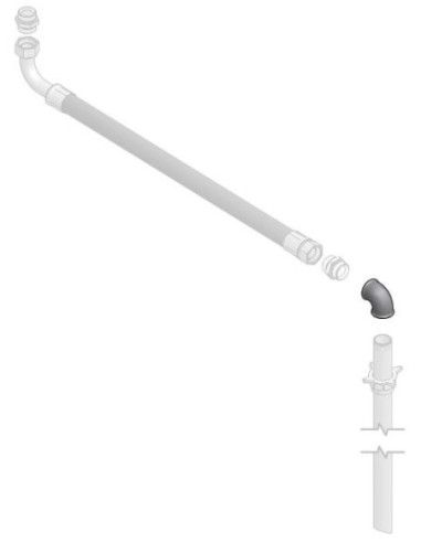 ADAPTADOR HIDRÁULICO, CODO 90°, 1 1/2 BSP (HH)