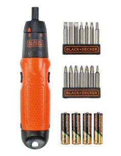 A7073-XJ - Juego de 19 piezas para atornillar con atornillador 6,0V