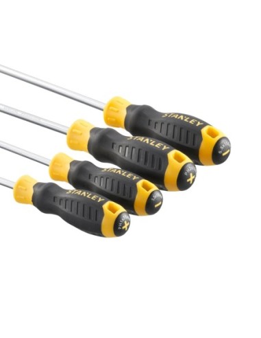 Juego de 4 destornilladores Cushion Grip: Plana y Phillips