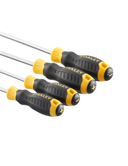 Juego de 4 destornilladores Cushion Grip: Plana y Phillips